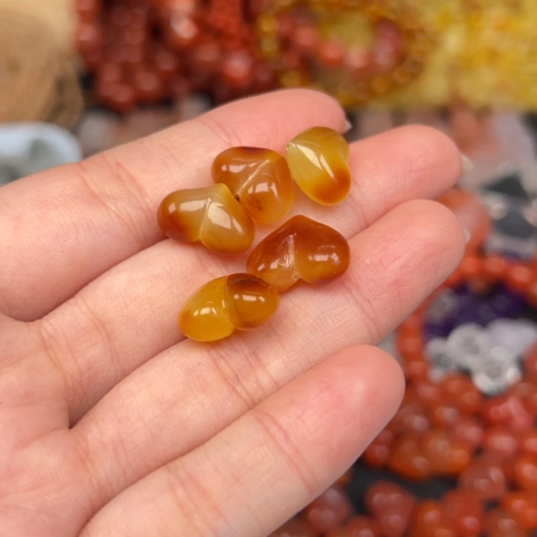 琦***土琥珀未镶嵌吊坠(不含链)