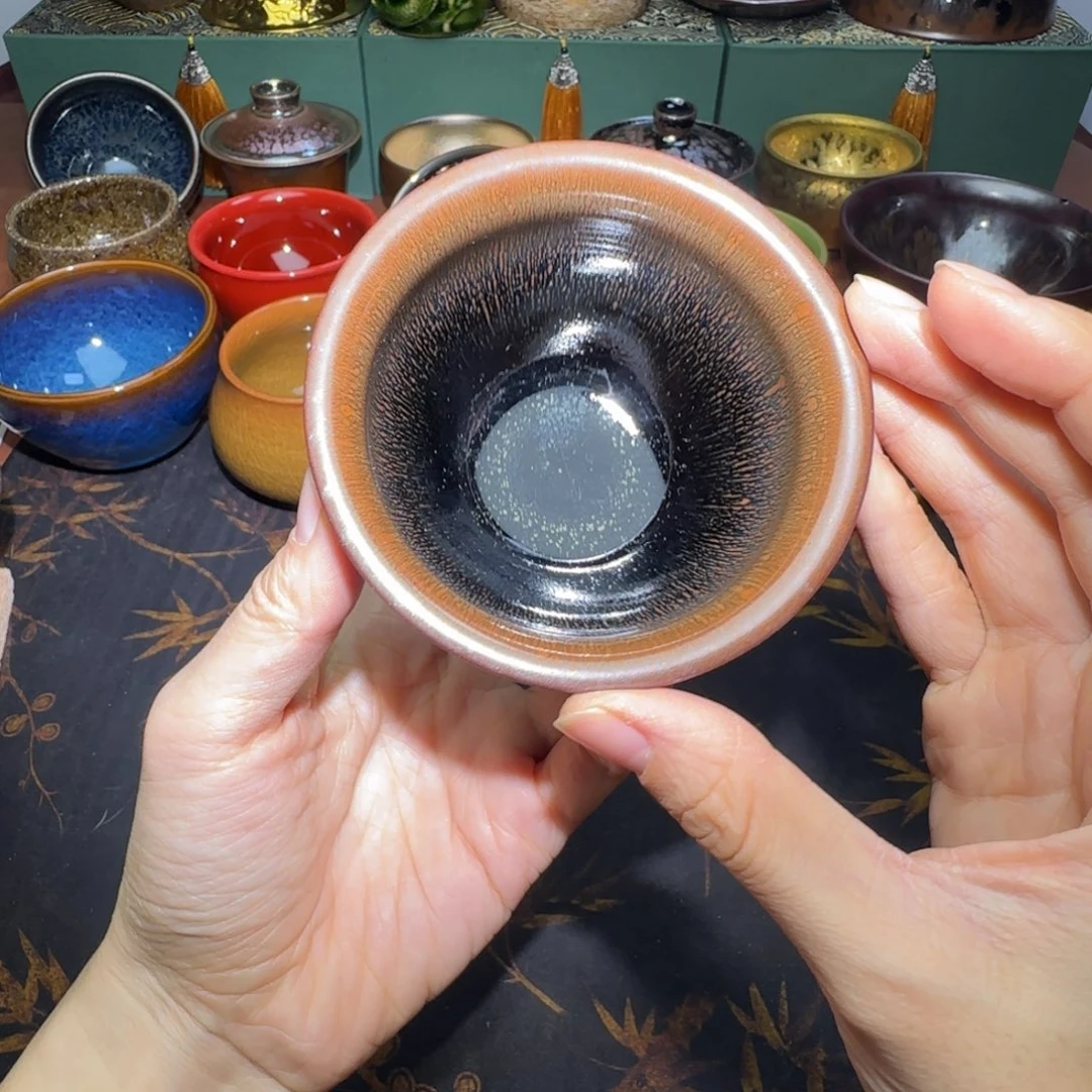 茶盏微瑕建盏，介意勿拍
