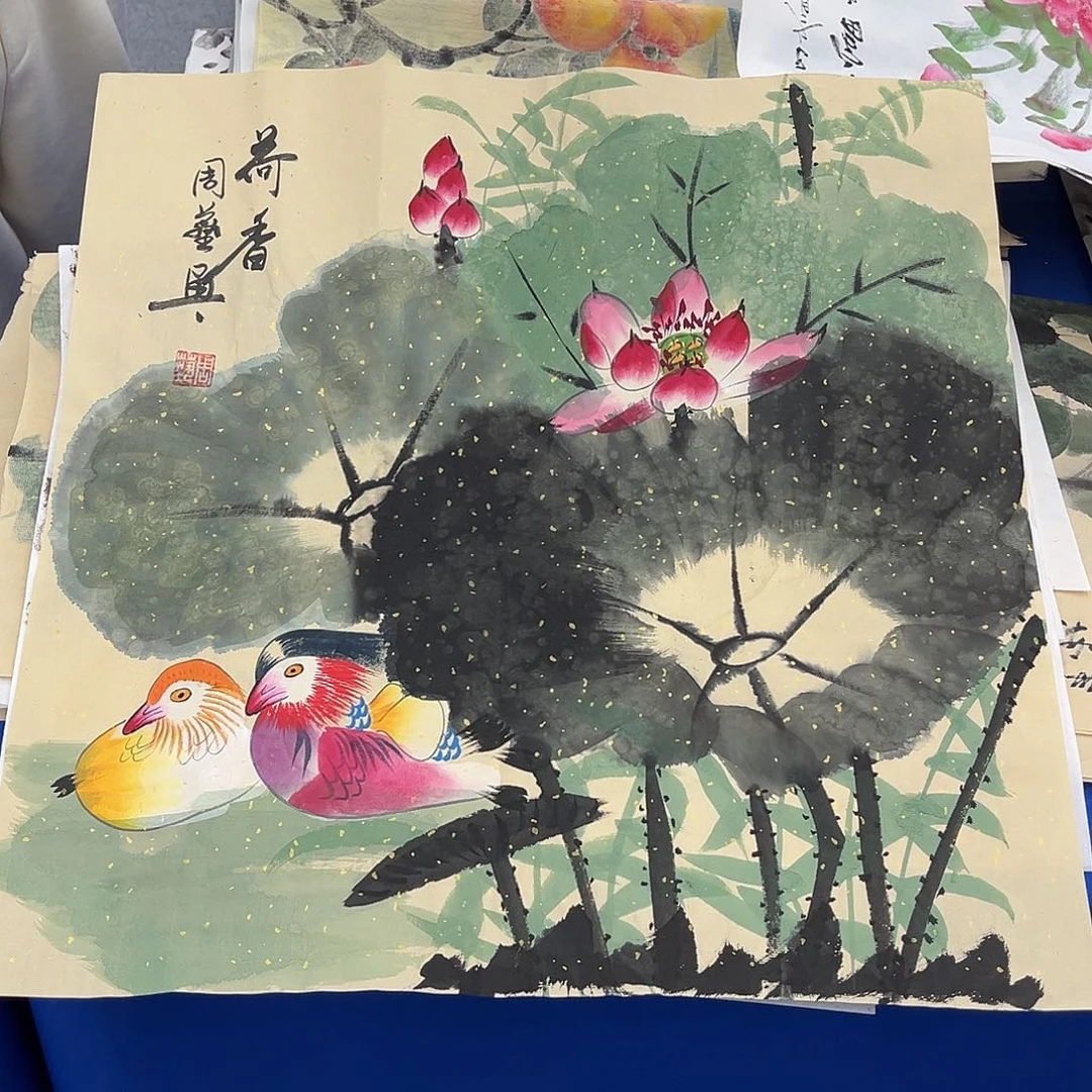 国画纯手绘作品欣赏