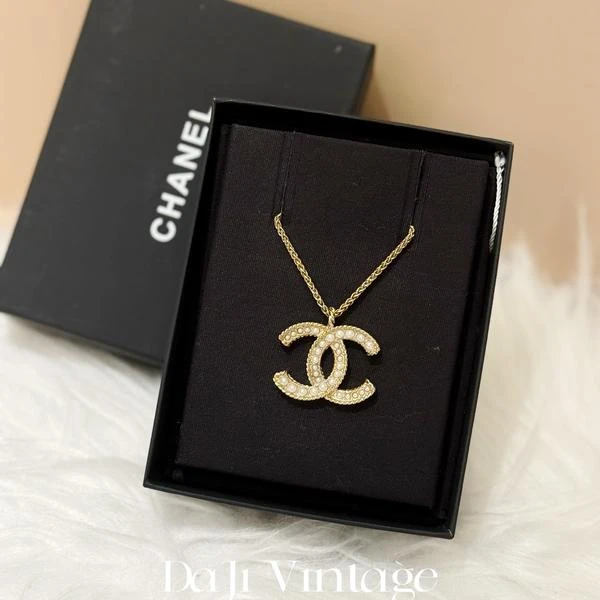 大吉中古/Chanel香奈儿金色渐变珍珠项链