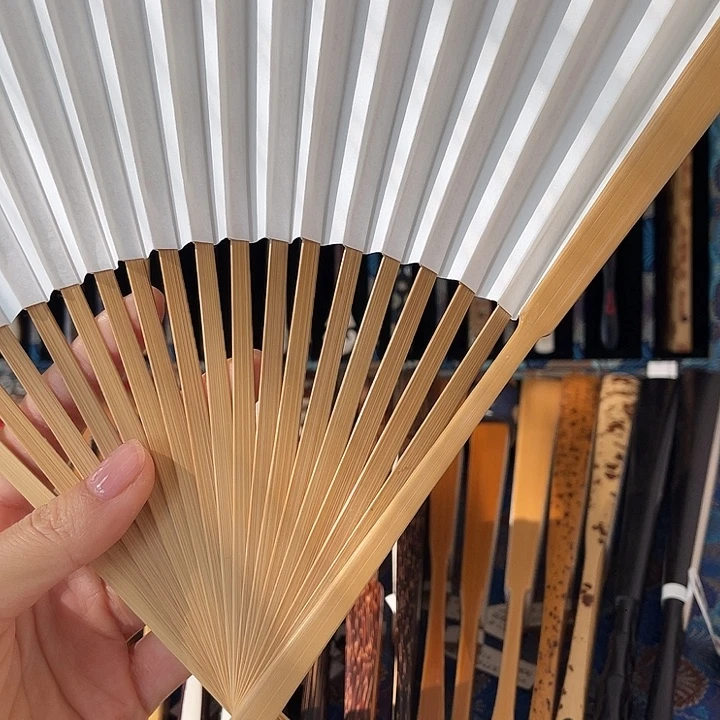 扇子折扇福利玉竹