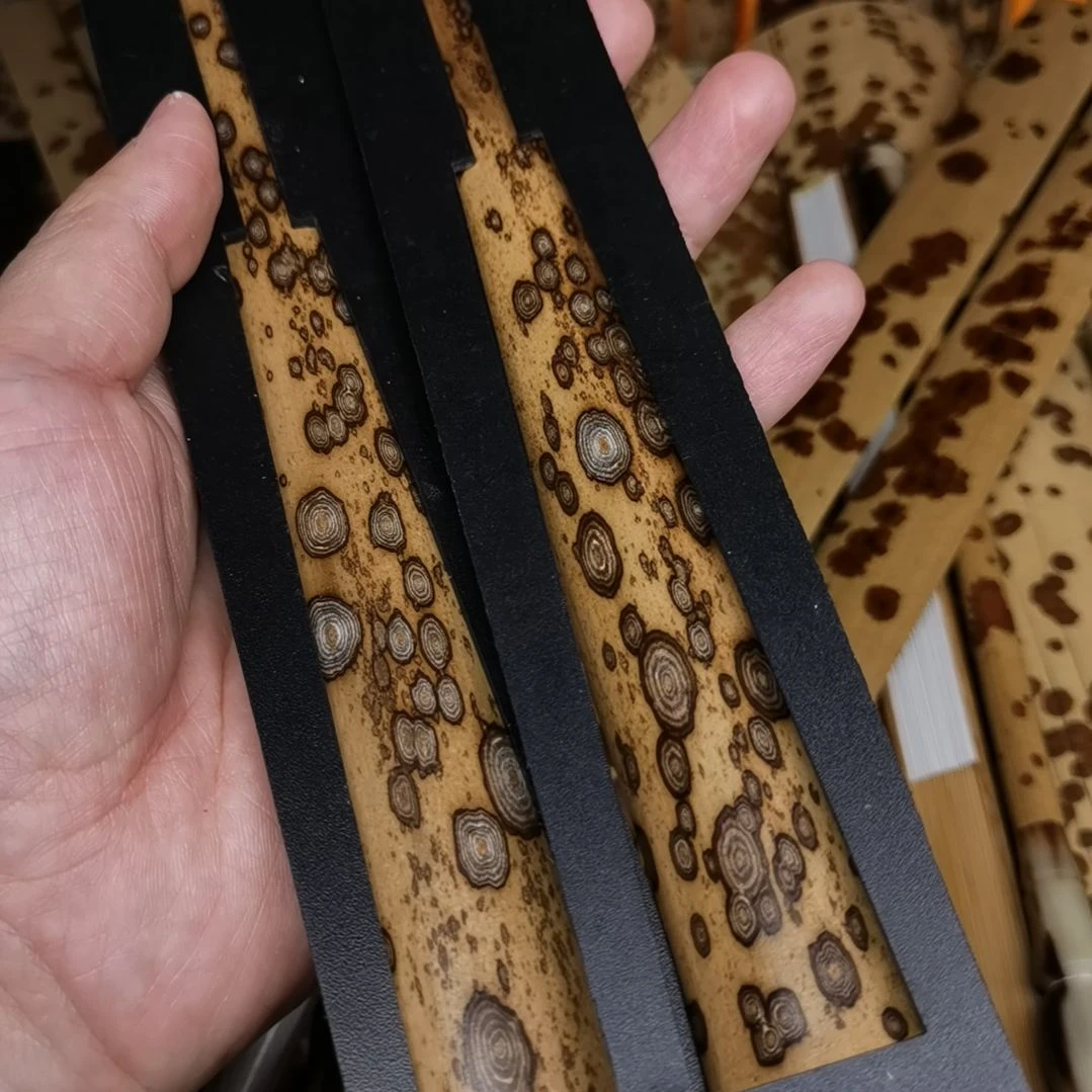 扇子白花梅鹿扇子料