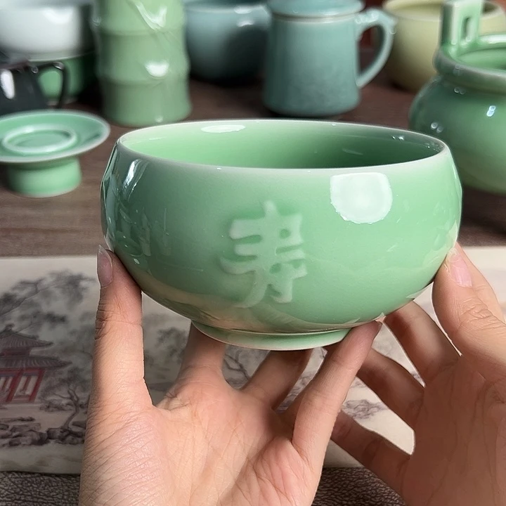 小米茶器龙泉青瓷