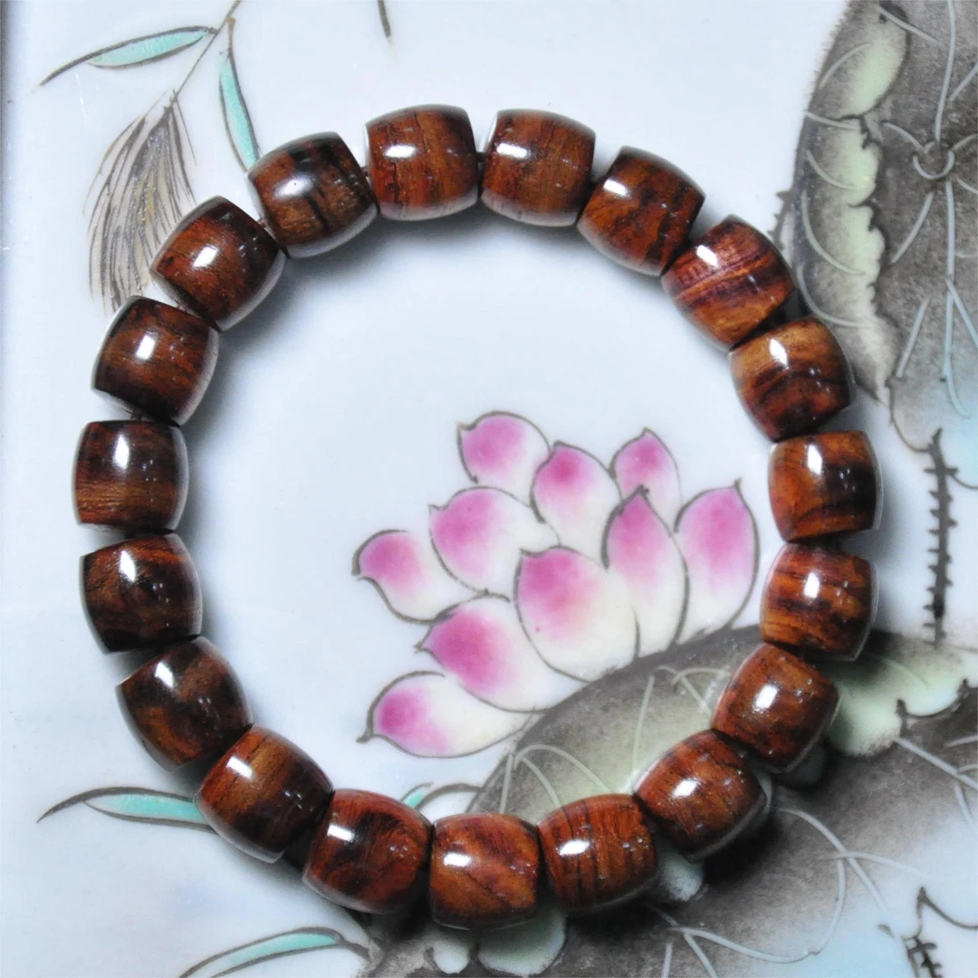 降香黄檀海南黄花梨11*12野生料手串文玩（多样性发一）E 5