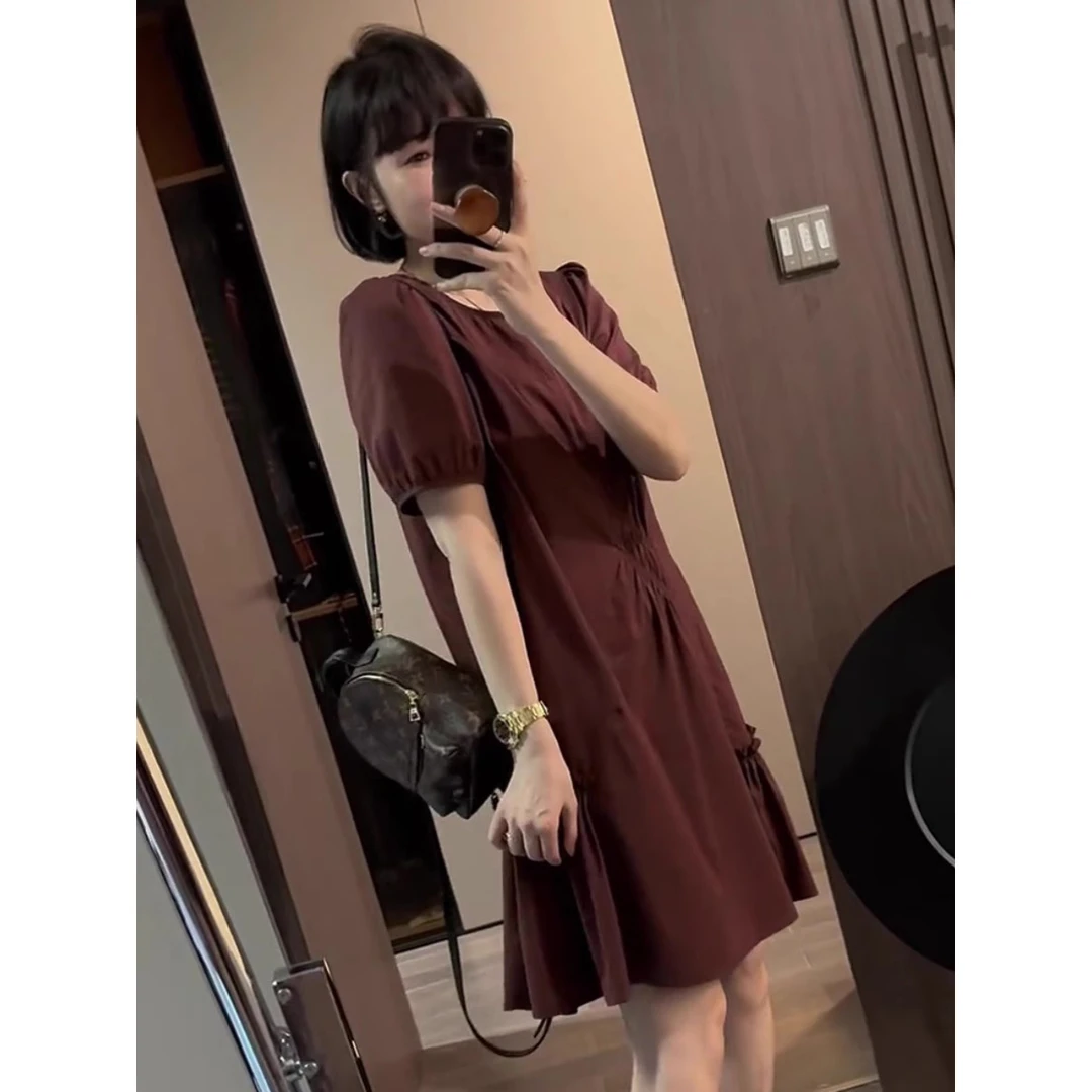 重磅早春夏季2025新款女装气质显瘦简约时尚连衣裙高级感漂亮穿搭