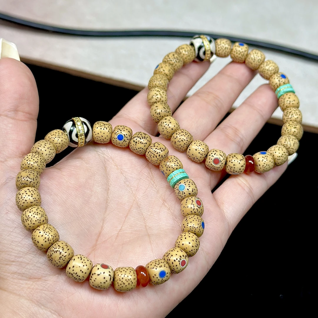 【CH】星月菩提老型珠-约8*7mm（多样性发其一）