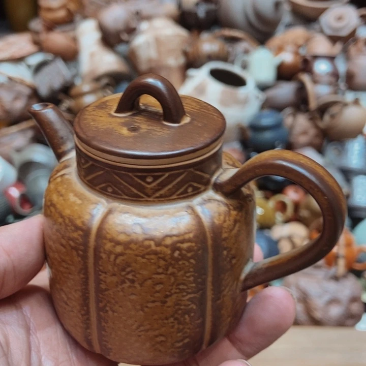 柴烧老岩泥高端茶器