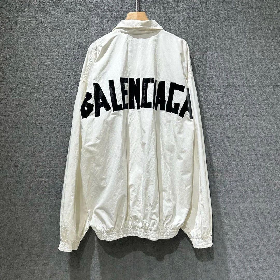 99新 Balenciaga/巴黎世家 美纹纸胶带冲锋衣外套 99新xs码/8773