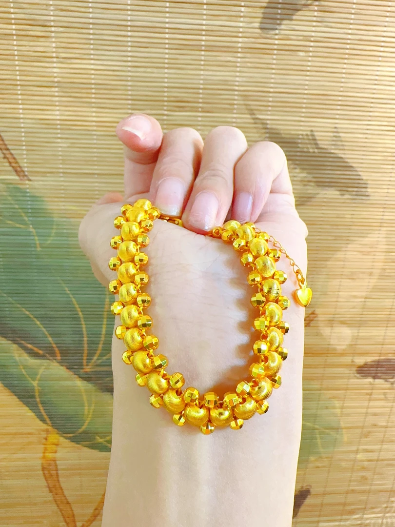 手链 爆闪手工拉斯猫眼蹦迪珠手链20350