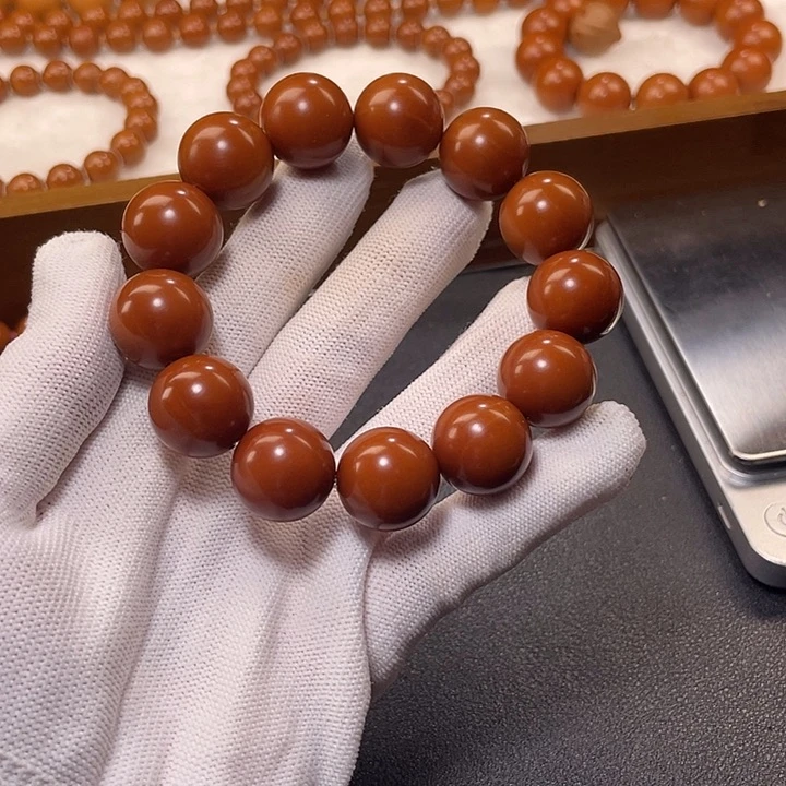 橄榄核手串1.7➕树王全品铁核小孔