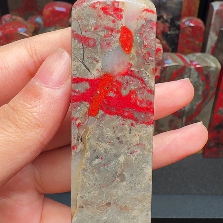 昌化石印石精品昌化鸡血石