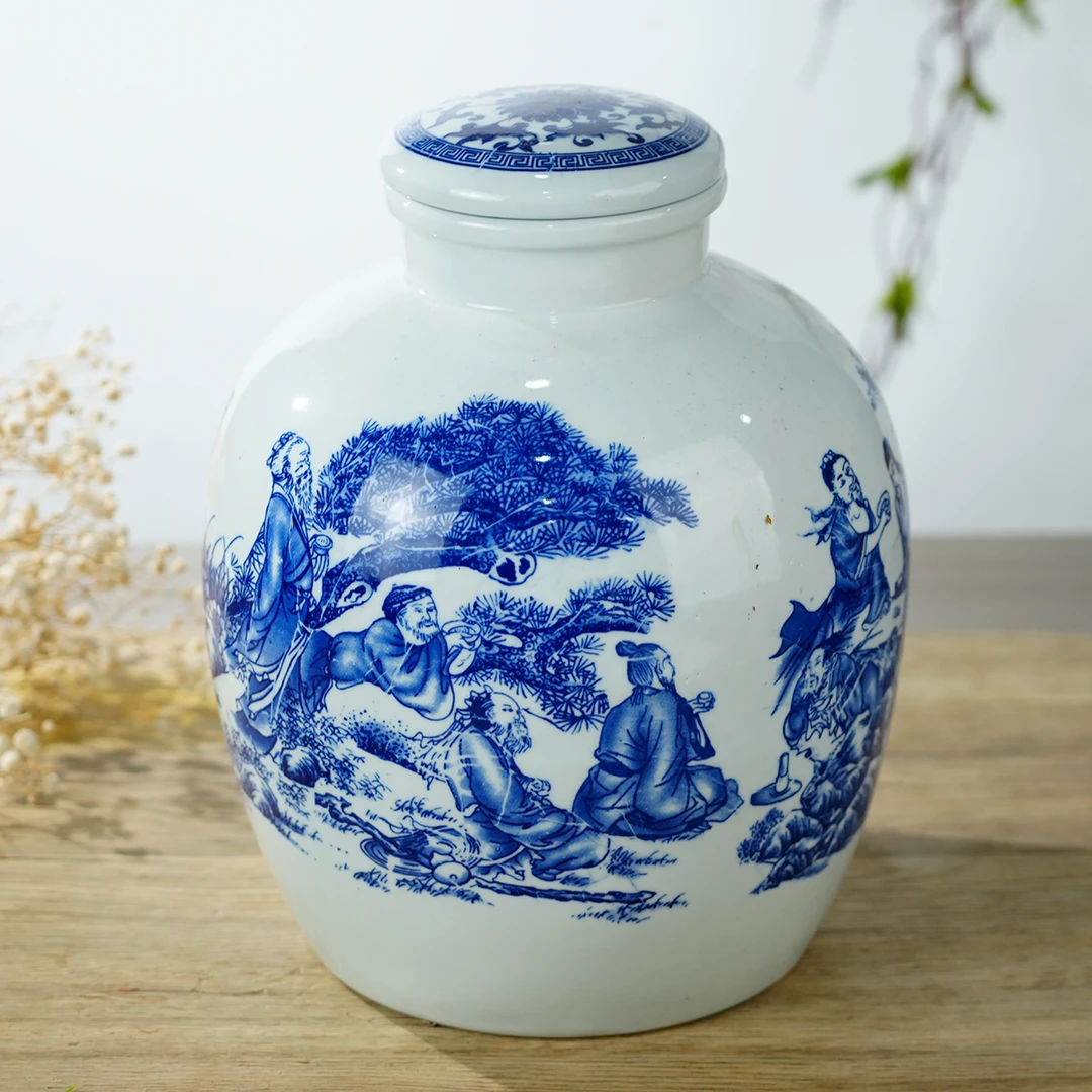 祥和皖酒元宇 青花瓷坛5000ml浓香型52度一坛52度5000