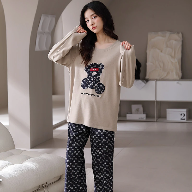 女士秋冬舒适休闲家居服套装14122