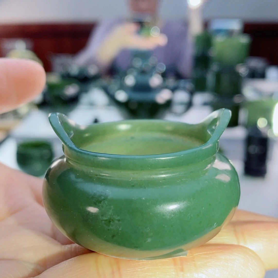 未镶嵌和田玉摆件琴炉