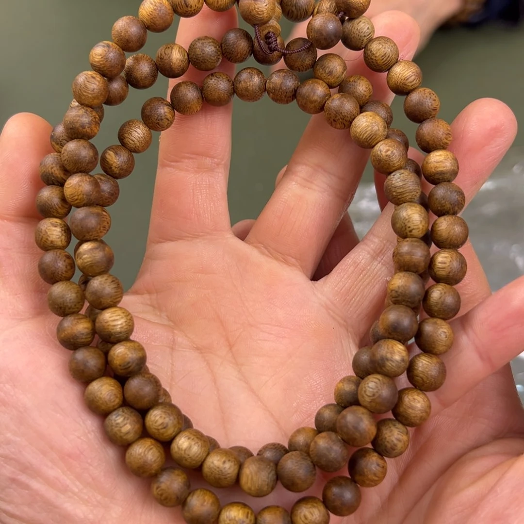 沉香手串海南老白棋多圈多样性发一08/22g