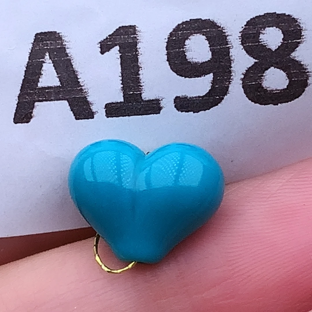 绿松石未镶嵌高瓷高色