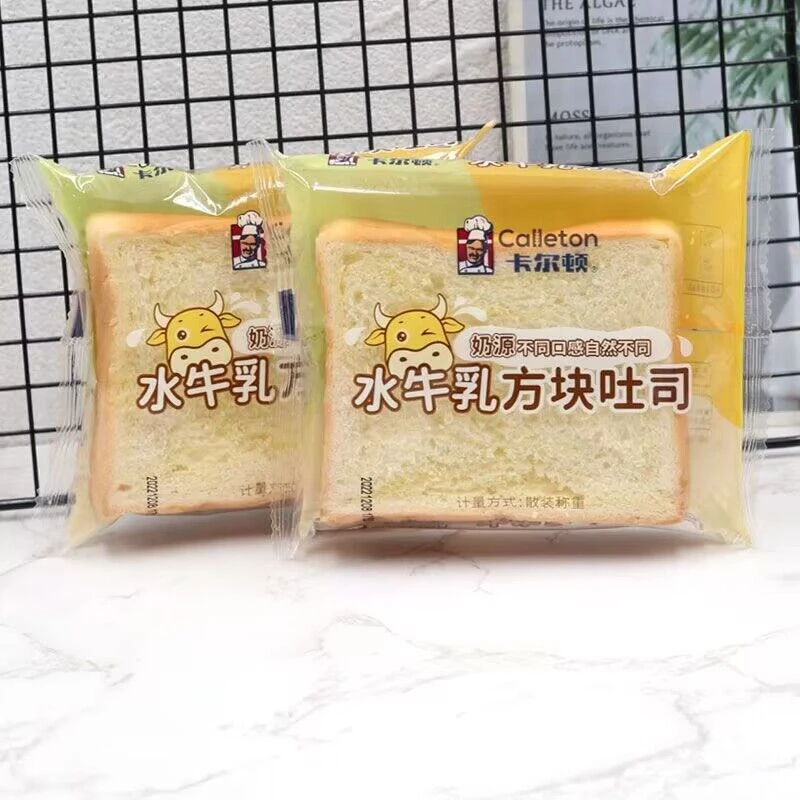 水牛乳厚切吐司早餐手撕牛乳面包营养代餐休闲点心