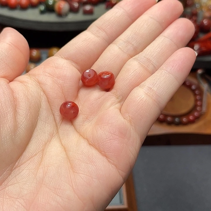 未镶嵌单珠8多样性发1南红玛瑙