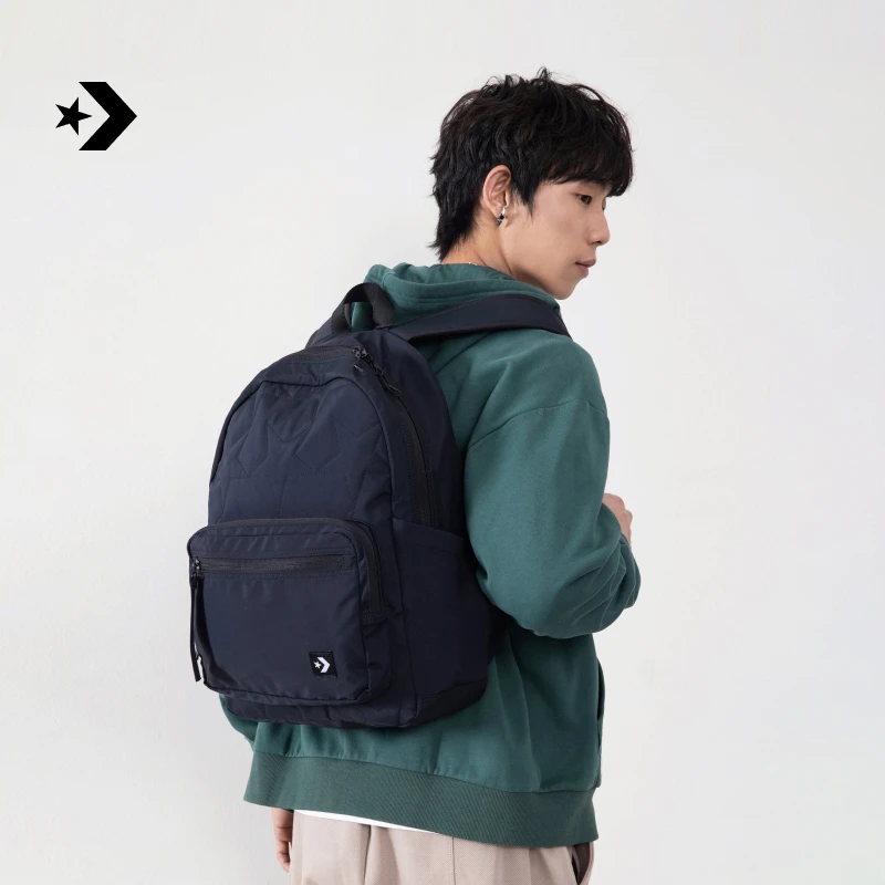 匡威GO2秋冬新品男女简约星星电脑包双肩包CONVERSE UA5829