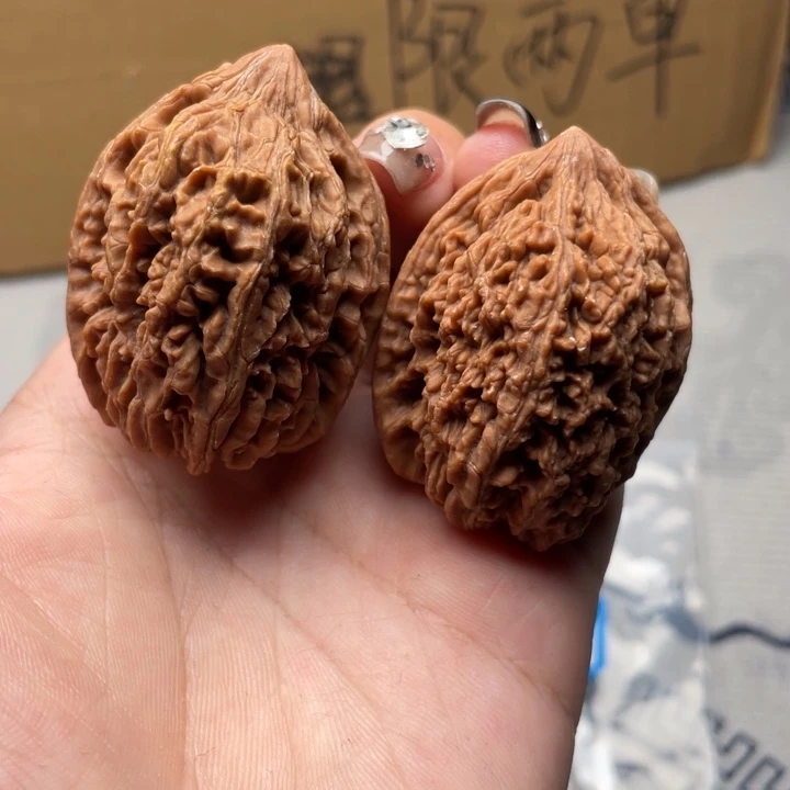 柯***鸭把件文玩核桃大蒜头34