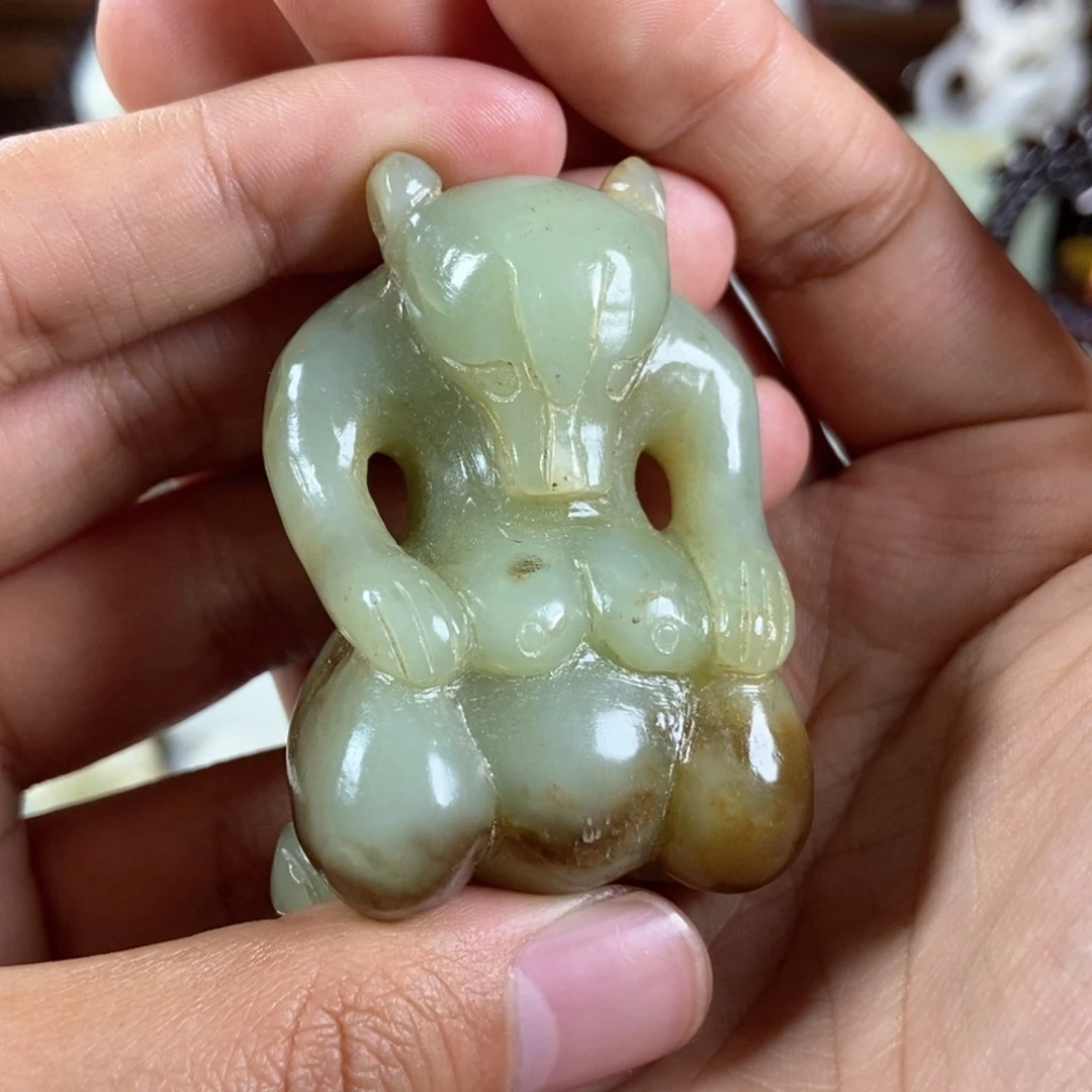 和田玉把件未镶嵌用*