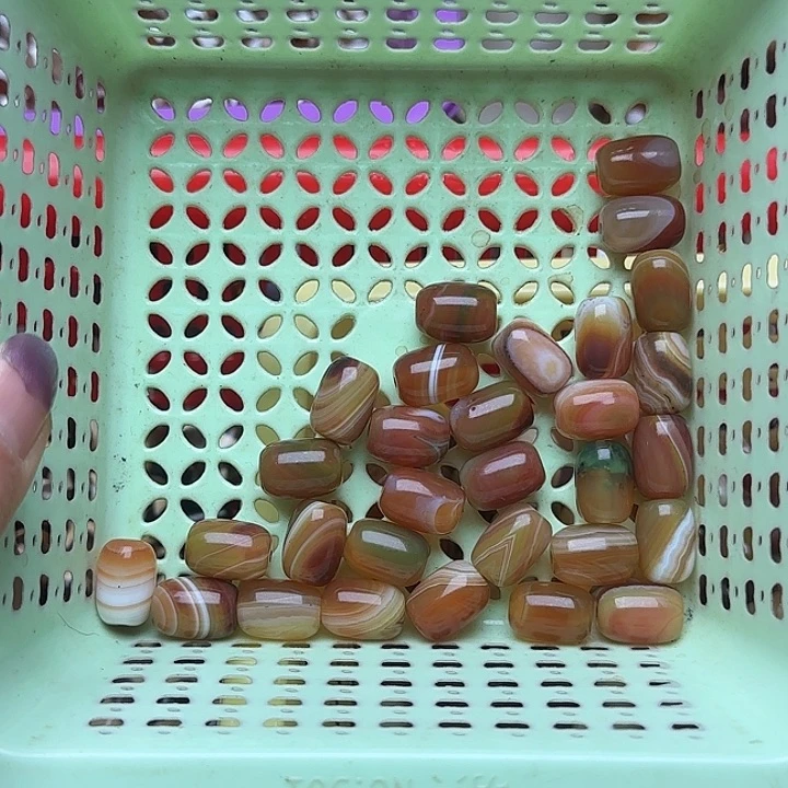 无***！玛瑙/玉髓未镶嵌珠宝半成品9