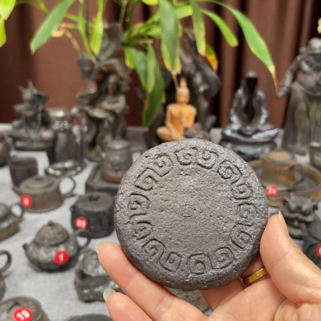 杯垫全手捏柴烧茶器