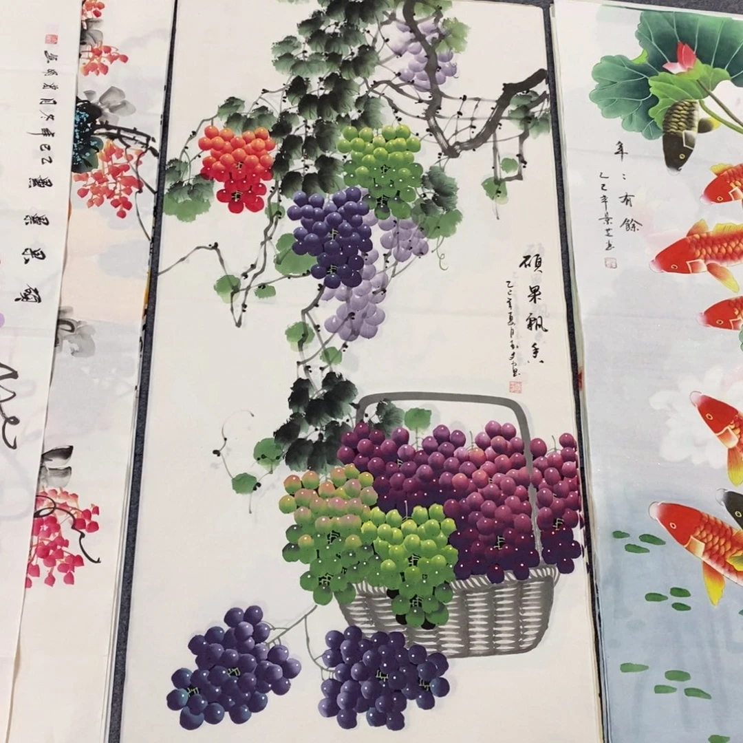 国画尺寸140✖️70精品四尺手绘画