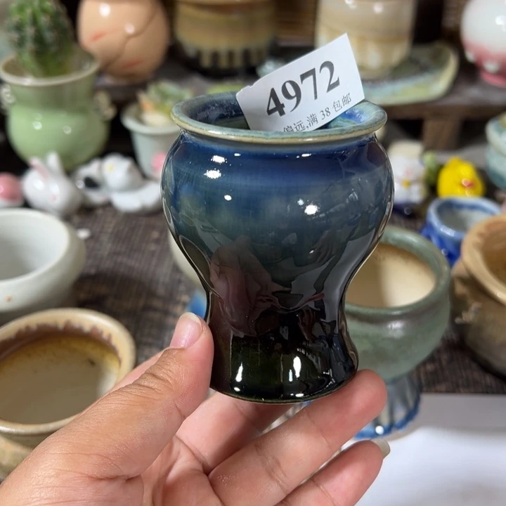 口5 手工花盆满30包邮
