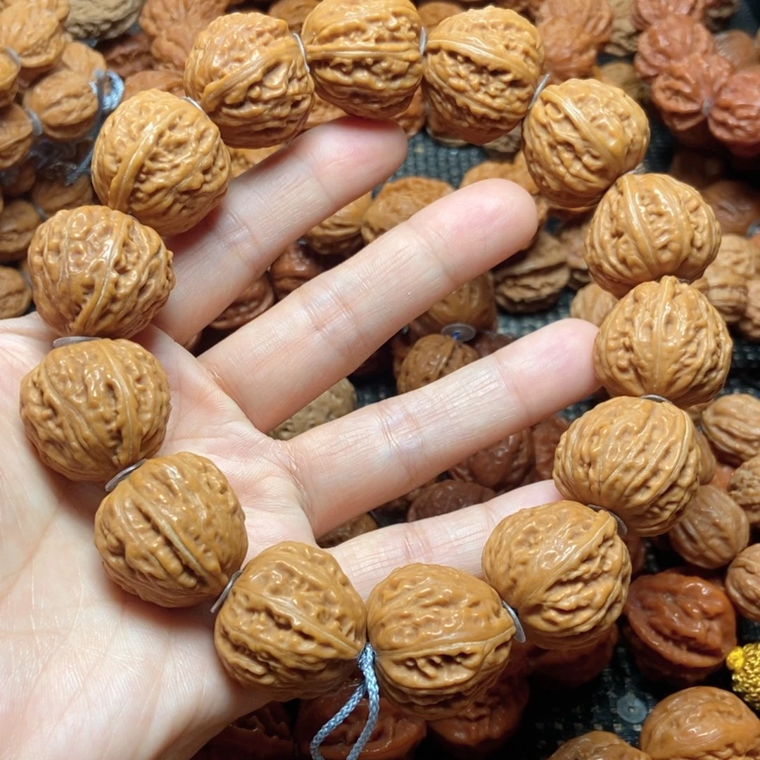 桃核手串方墩手串