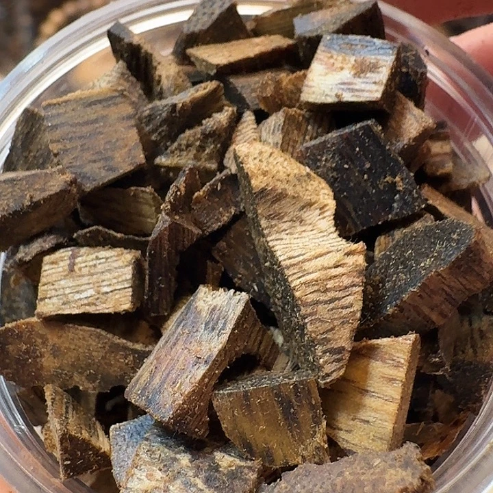 沉香沉香碎屑棋楠张勺子树心油米粒老料34克