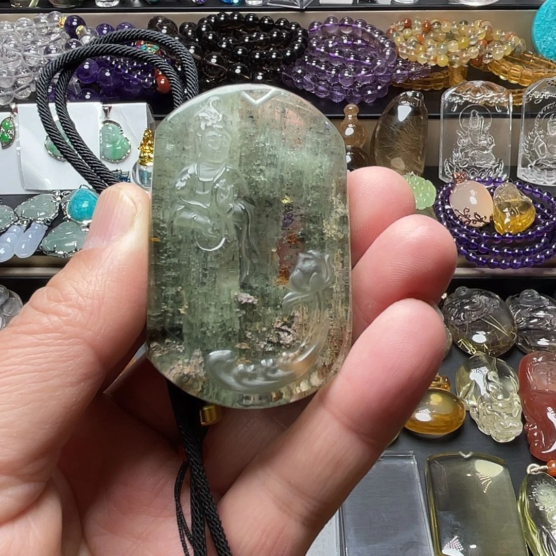 未镶嵌水晶吊坠(不含链)