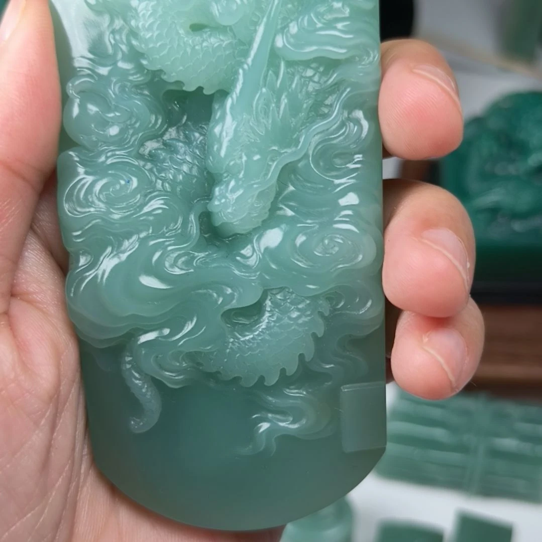 李***和寿山石印石梅子青龙牌