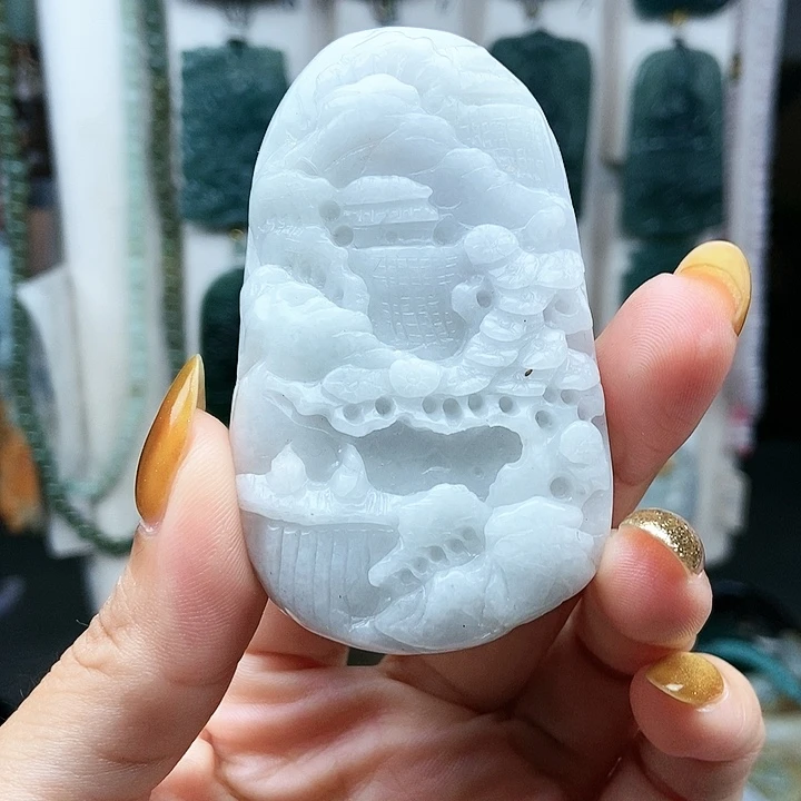 翡翠未镶嵌颈饰翡翠