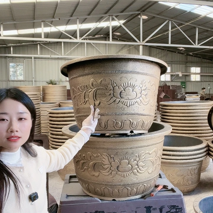 圆形73花盆2个有孔