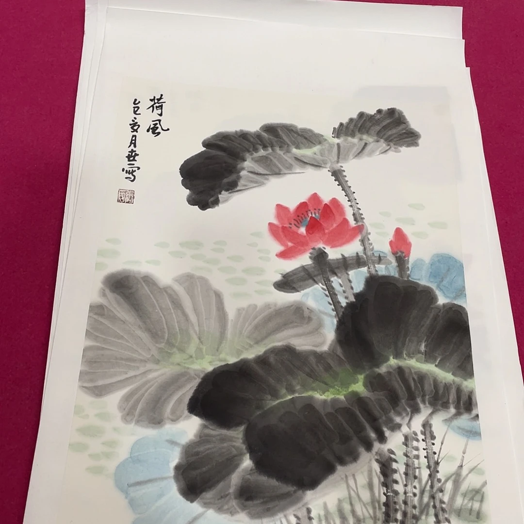国画1.4平尺国画作品