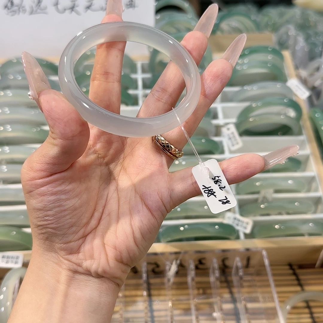 手镯玛瑙/玉髓未镶嵌圈口58.2