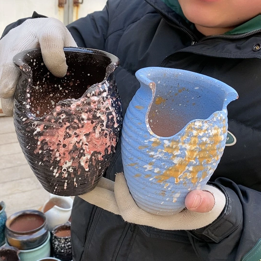 紫砂花盆瑕疵口10高15瑕疵