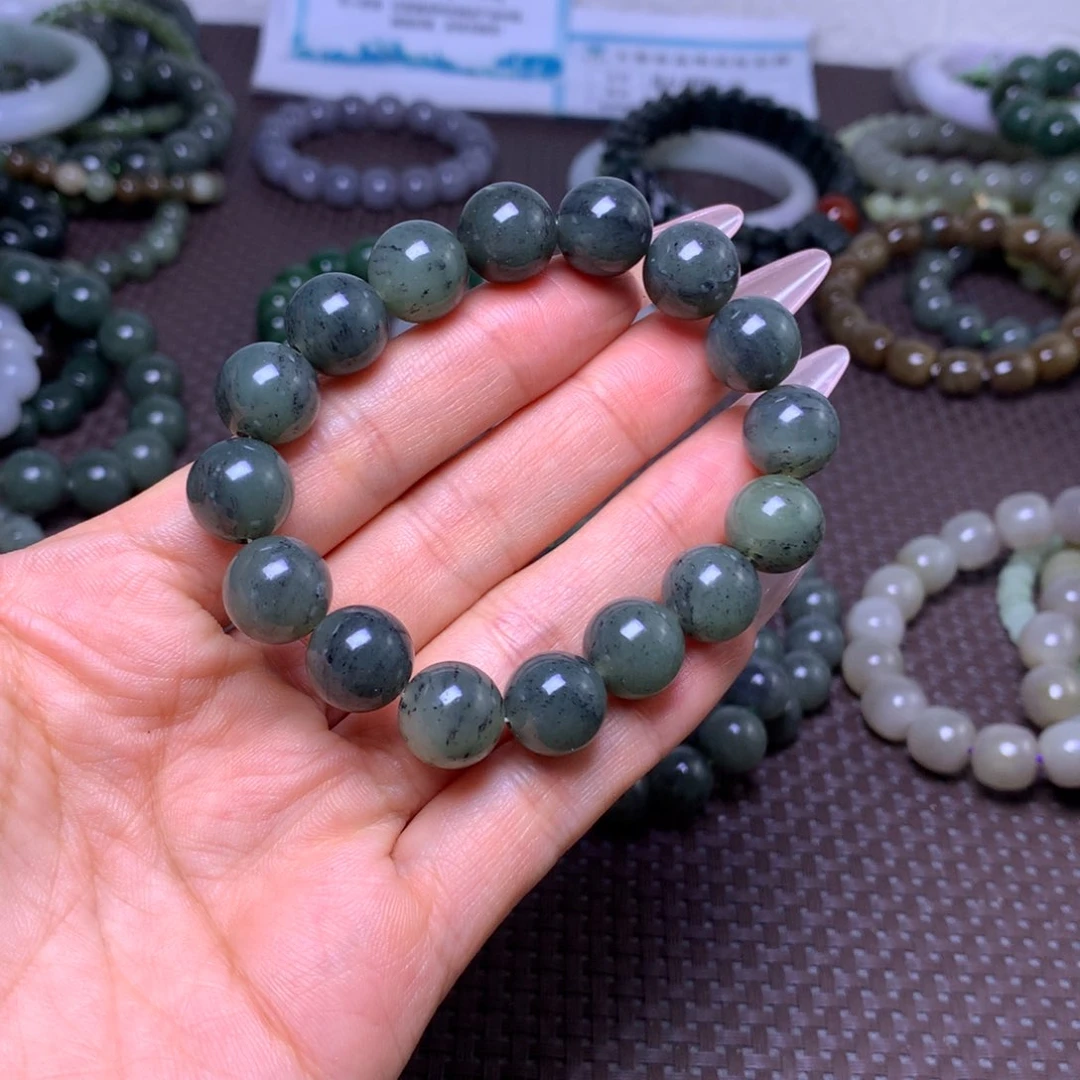 未镶嵌手串和田玉卡12