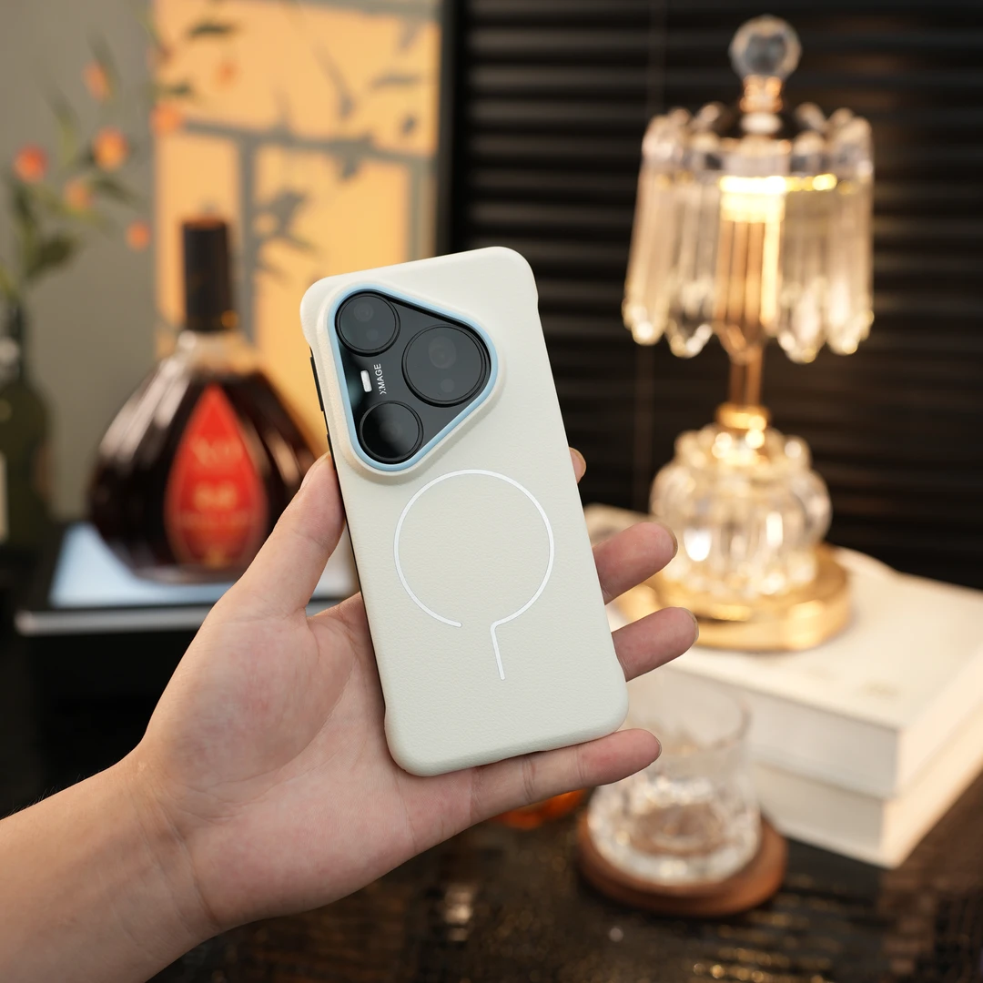 纤细问号磁吸散热壳适用华为Pura80/Pro/+/Ultra无边框手机壳超薄