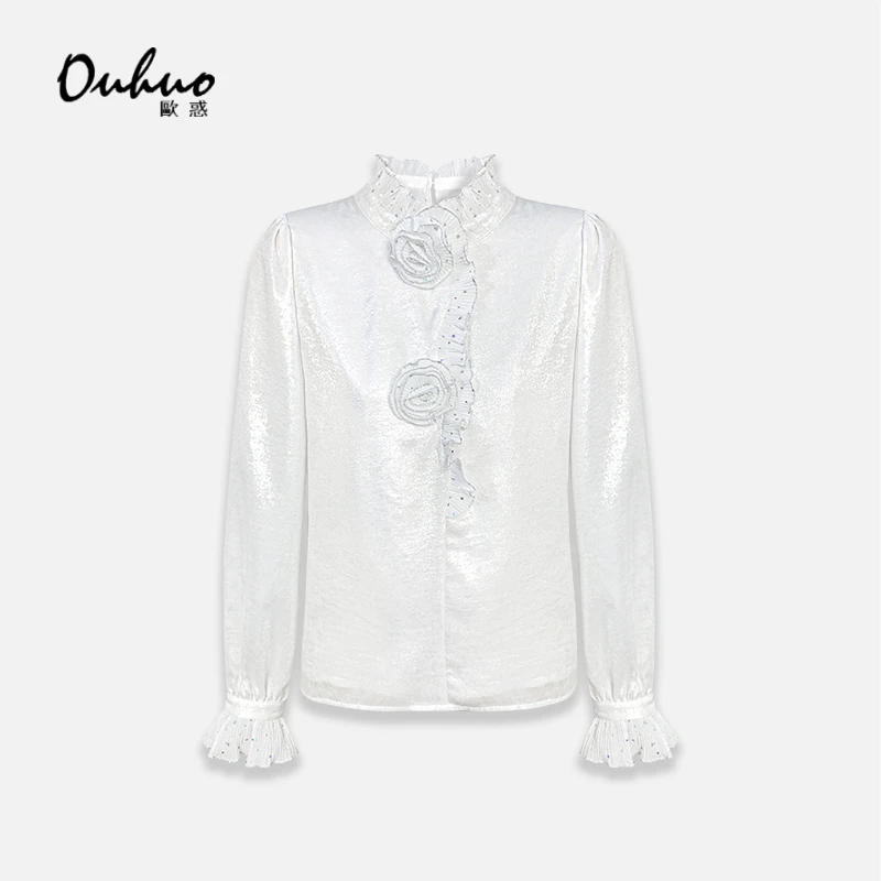 【木木定制】两位数！粉丝回馈！现货！衬衫气质优雅时尚OHSHH11248