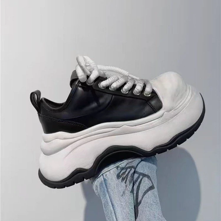 欧洲站小个子厚底松糕增高丑萌大头女鞋子女款爆款鞋子女款夏季