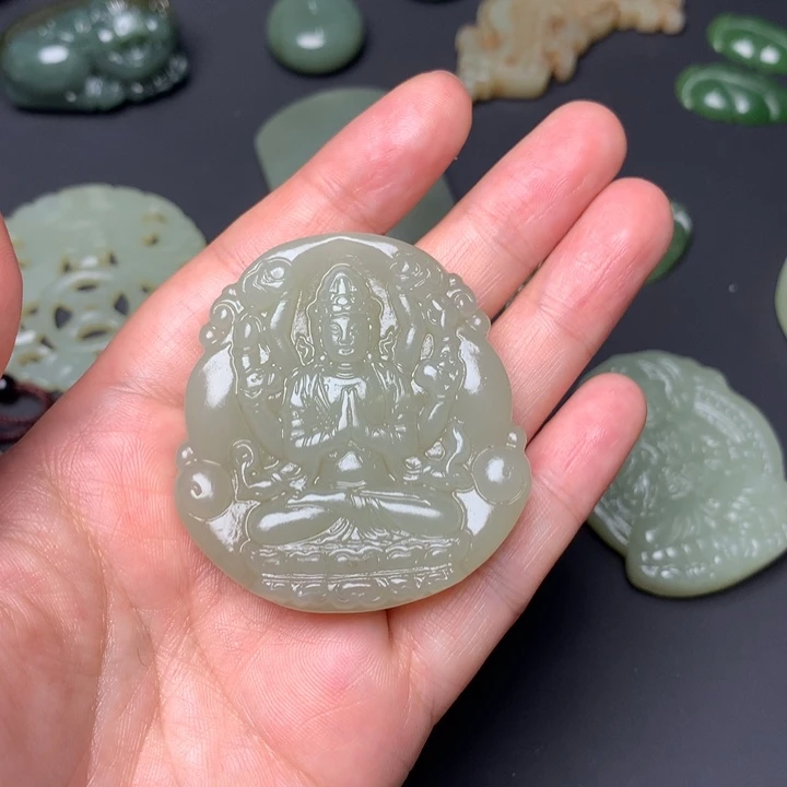 和田玉颈饰未镶嵌