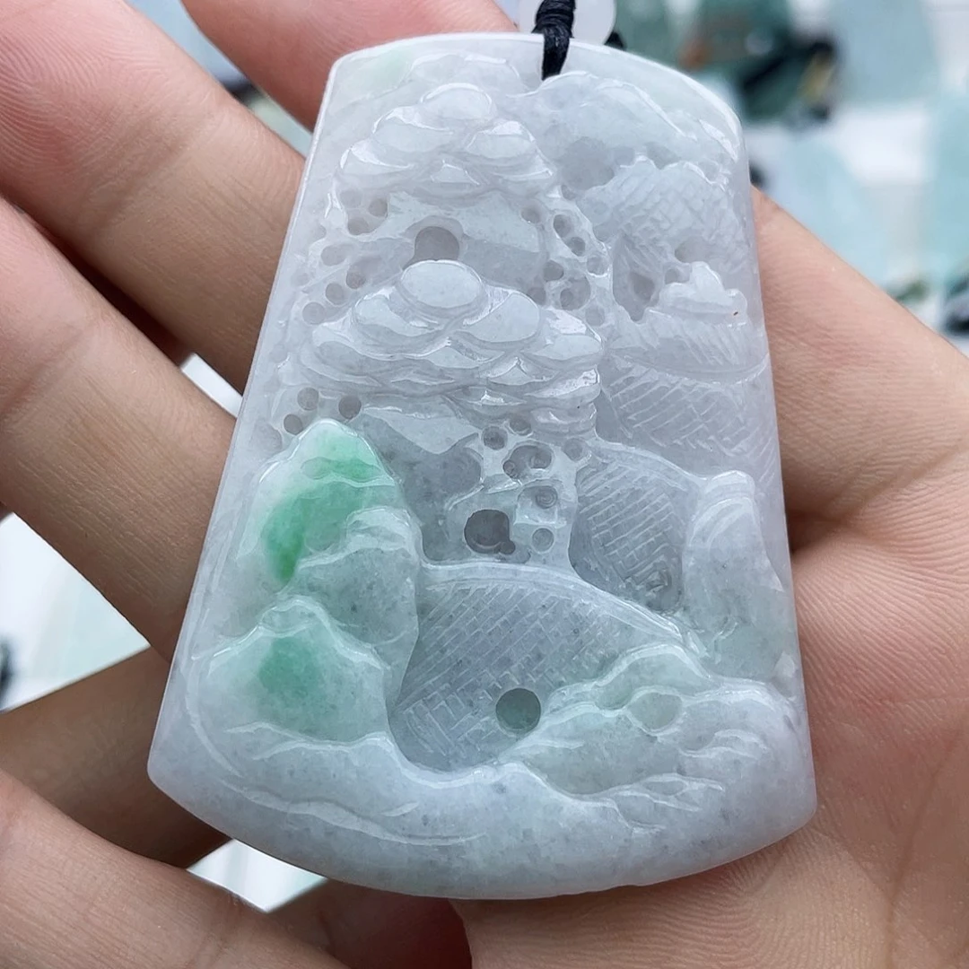 颈饰未镶嵌翡翠翡翠