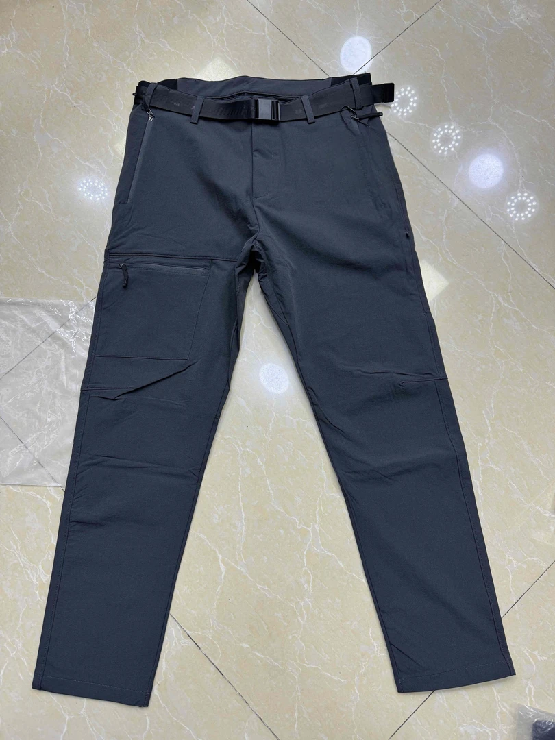 24037#腰带款小树春夏秋三季休闲长裤