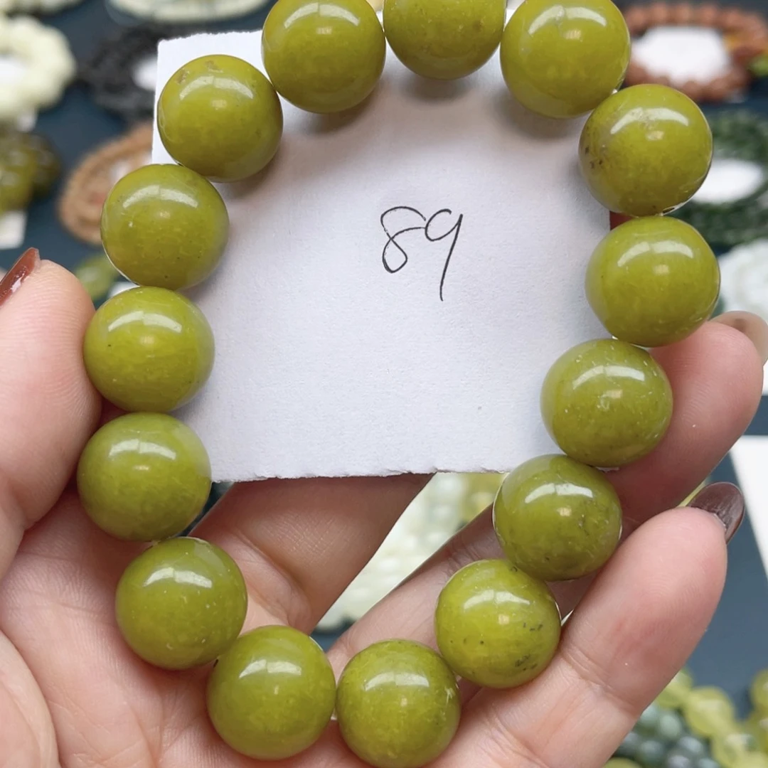 未镶嵌蛇纹石玉手串