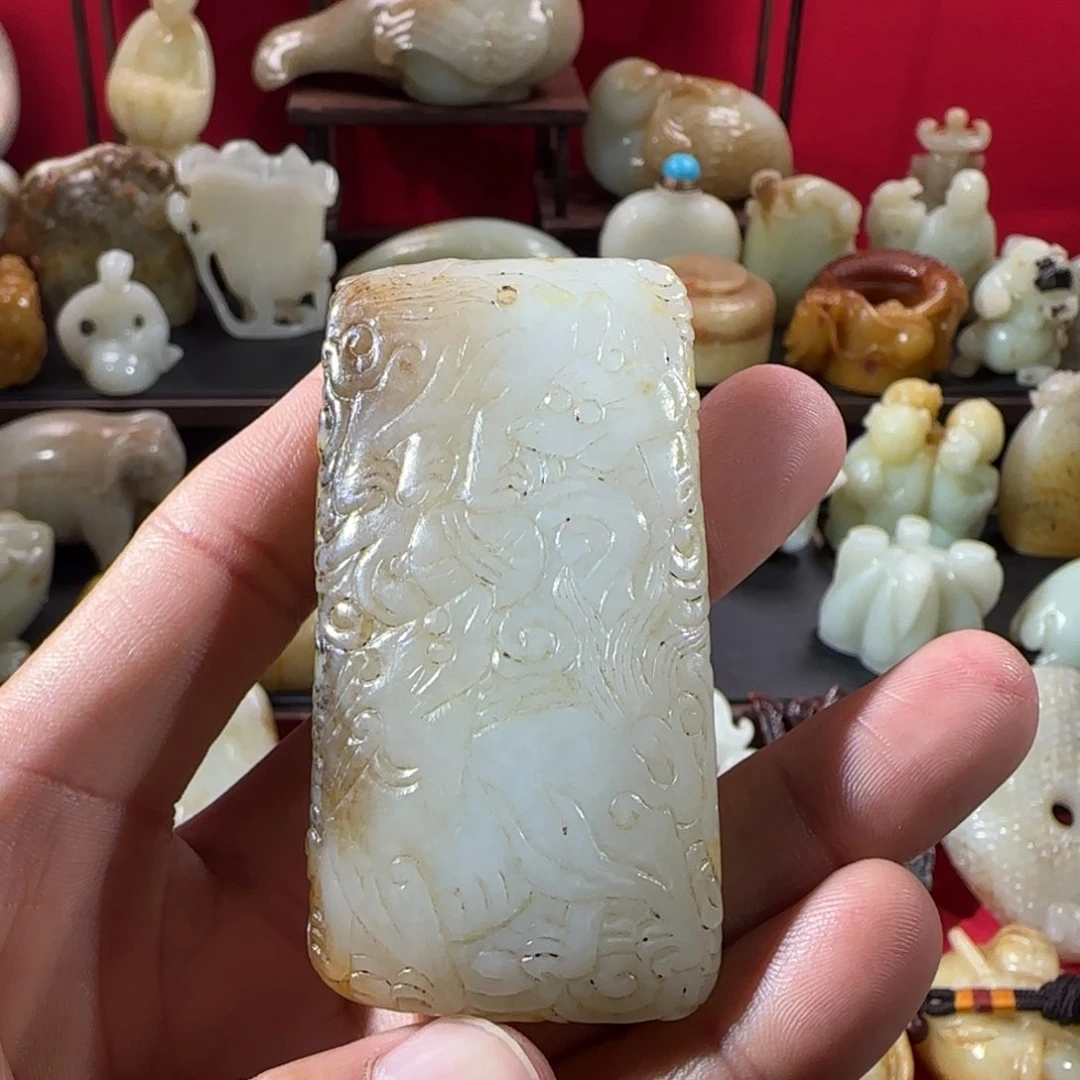 和田玉摆件未镶嵌无**生