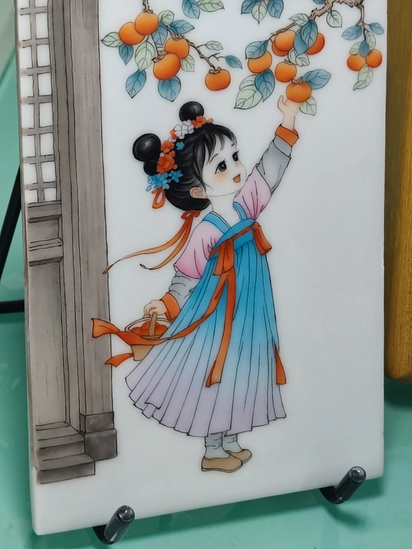 景德镇手绘小瓷板画