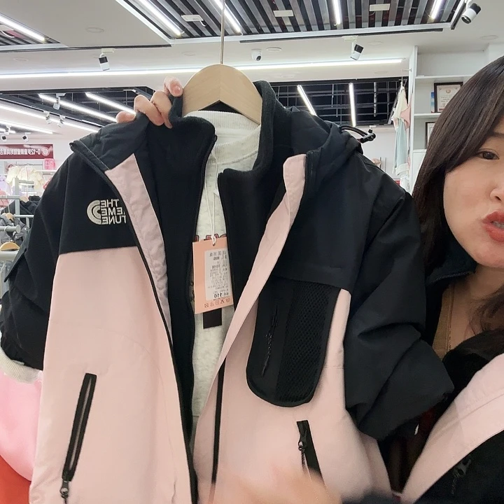 110 码三合一女孩外套