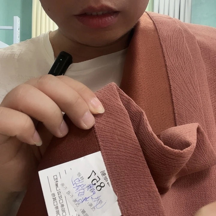棉麻雪纺植绒纱雪尼尔857